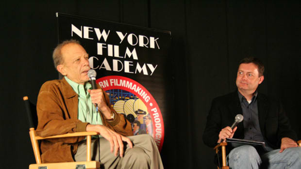  Tom Mankiewicz (left) with Script contributor, Ray Morton.