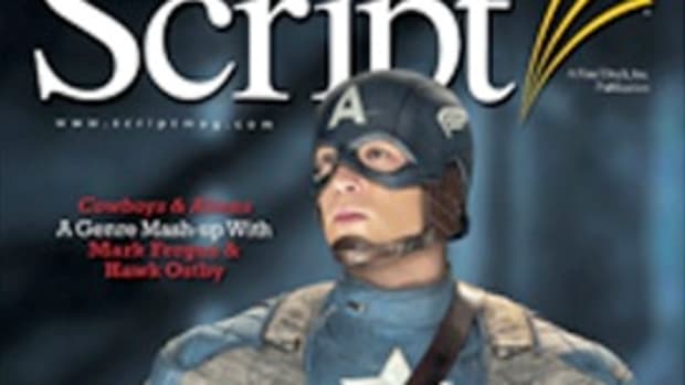 Captain America on the July/August issue of Script