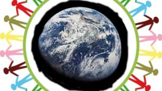 people circle earth