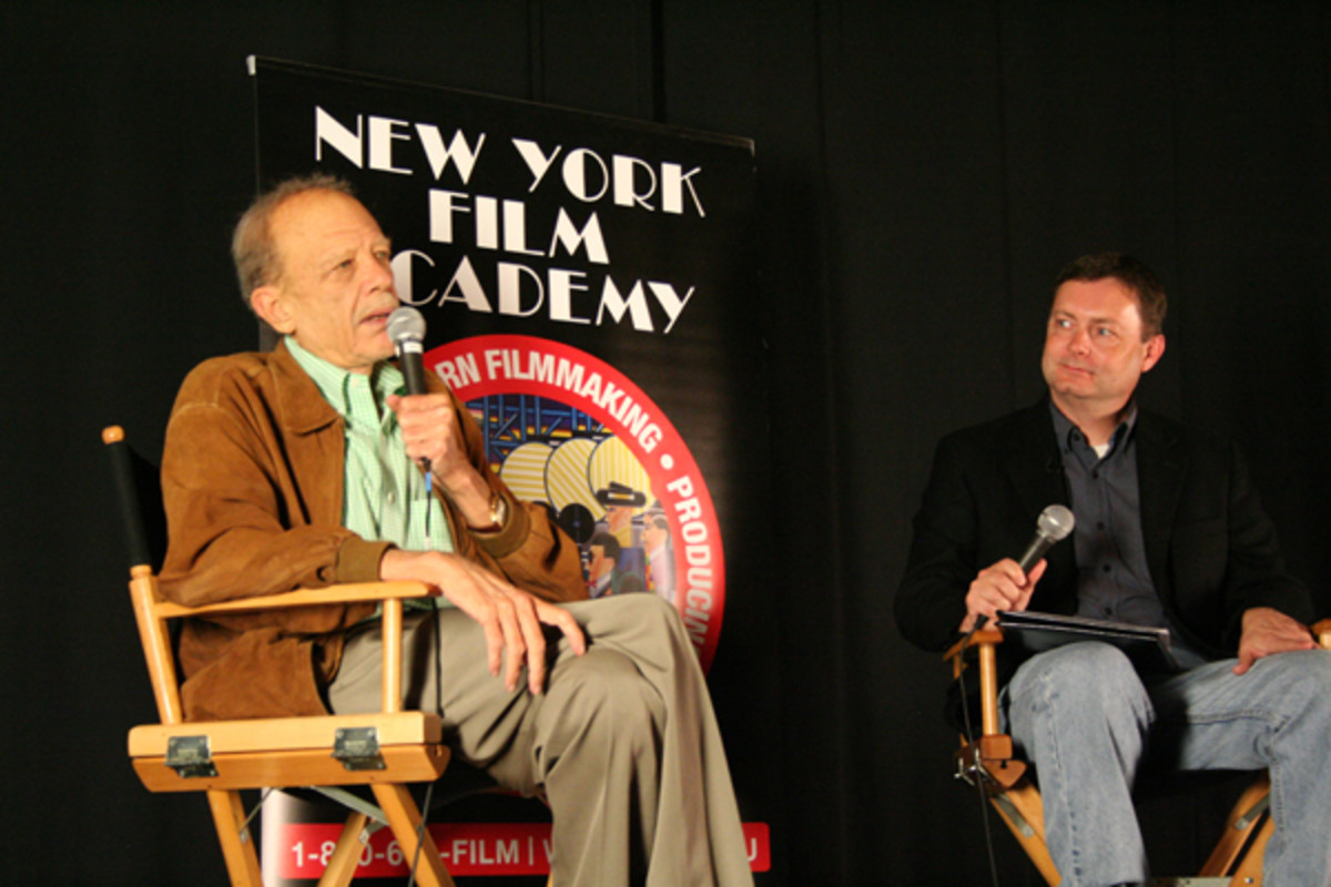 Tom Mankiewicz (left) with Script contributor, Ray Morton.