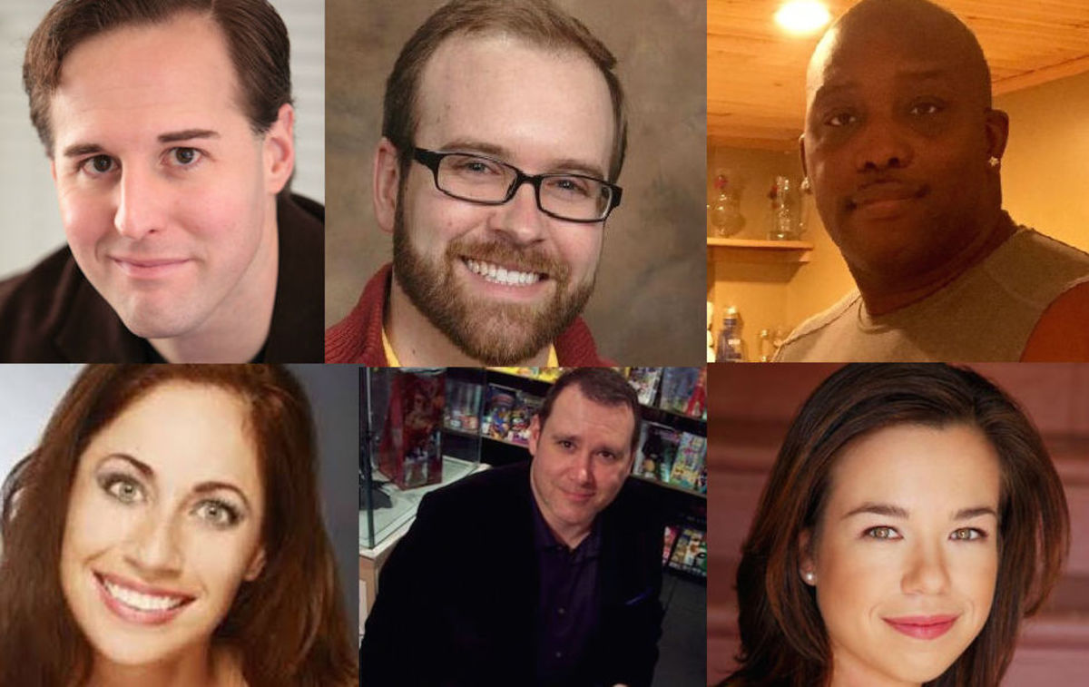 Meet some of the military members featured in 'Military Veterans in Creative Careers': (top row) Giles Clarke, Justin Sloan, Melvin Smith, (bottom row) Jennifer Brofer, Kel Symons, Jackie Perez