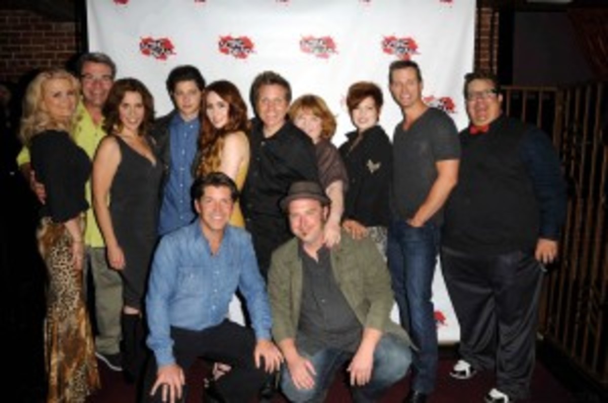 Acting Dead cast members at Acting Dead premiere party