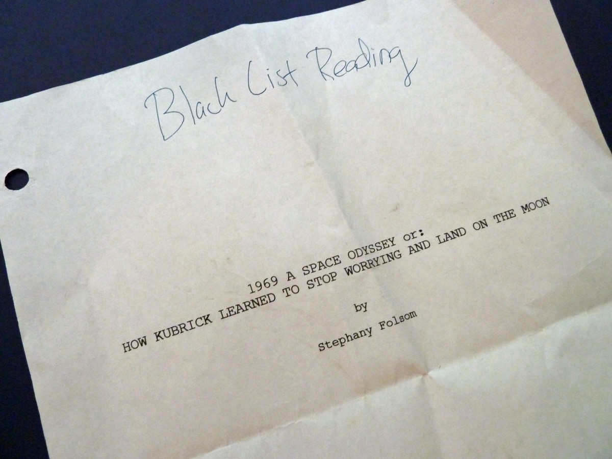 1969 script title page used at Black List Live event LA Film Fest