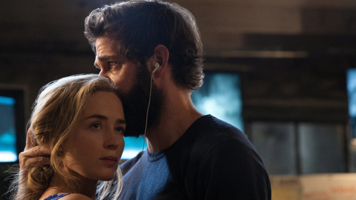  A tender dance between Evelyn (Emily Blunt) and Lee (John Krasinski) in "A Quiet Place" is full of subtext about their worries for their children. (Credit: Paramount Pictures)