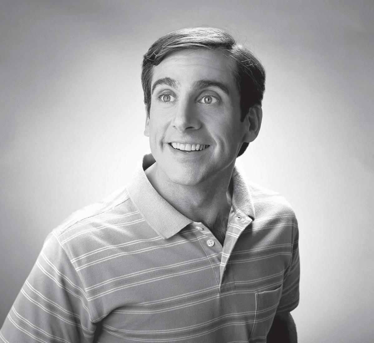  Steve Carell as Andy Stitzer in The 40 Year-Old Virgin, written by Judd Apatow & Steve Carell. PHOTO: Art Streiber