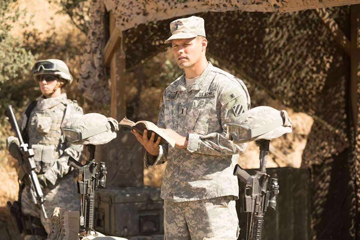  Justin Bruening stars as Army Chaplain Darren Turner