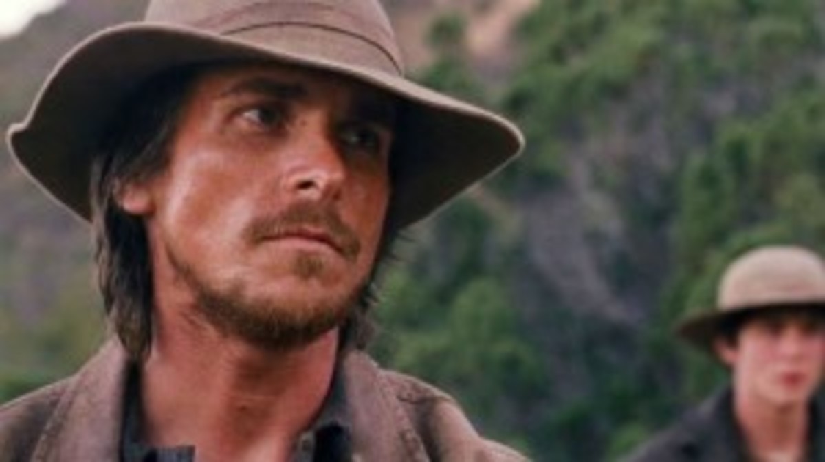 Christian Bale as Dan Evans in 3:10 To Yuma.