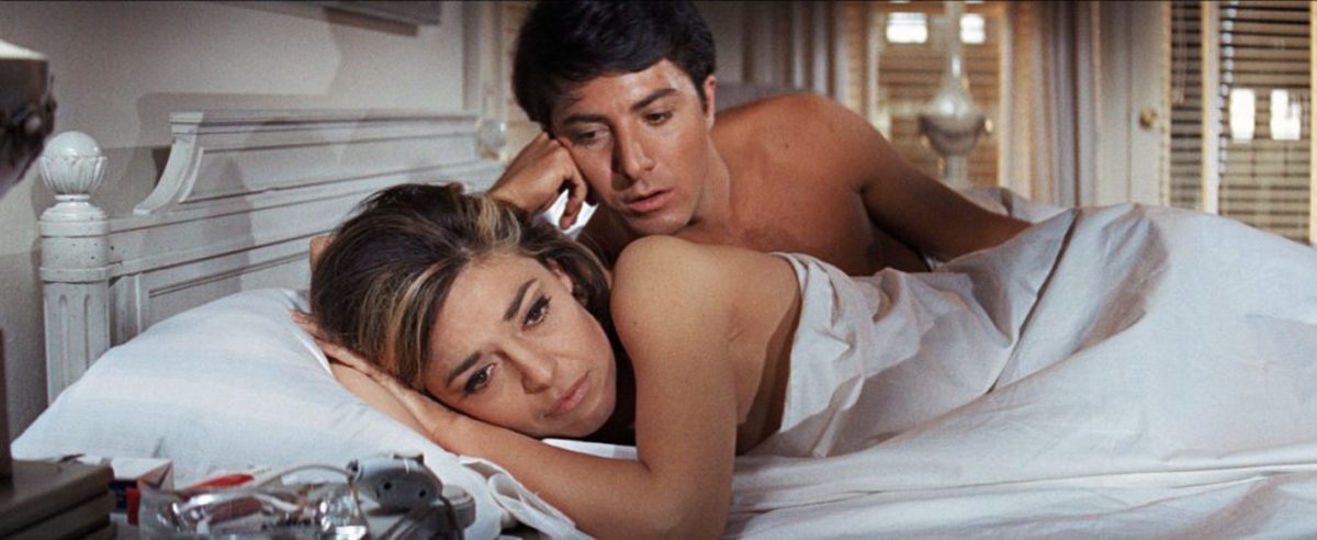 Dustin Hoffman and Anne Bancroft in 'The Graduate'