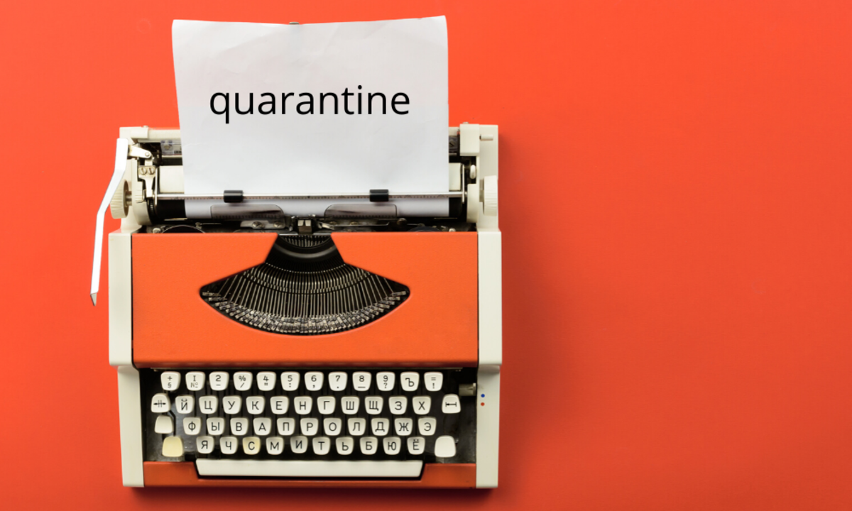covid quarantine writer resources
