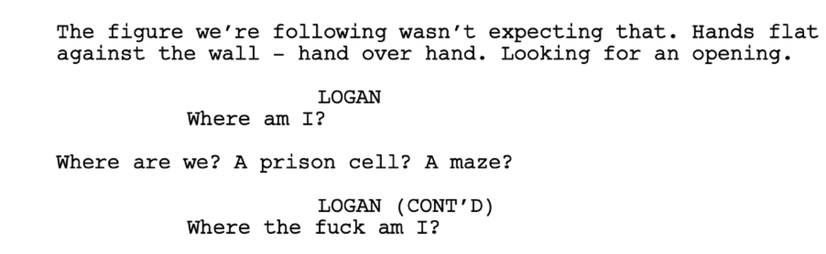 Excerpt from Succession (2018) pilot written by Jesse Armstrong.