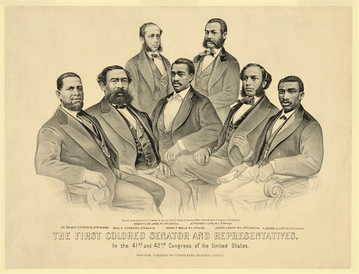 Elected Black Congressmen in the 41st and 42nd Congress of the United States