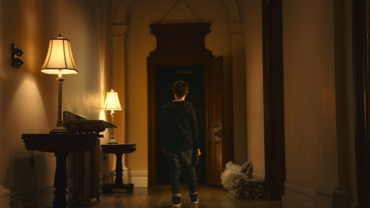 Dylan Fitzmaurice Brady as Steven in the horror film, THE CELLAR, a SHUDDER / RLJE Films release. Photo courtesy of SHUDDER / RLJE Films.