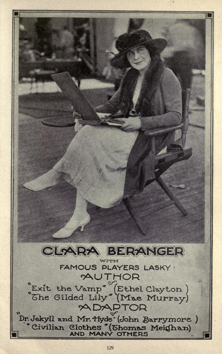 Clara Beranger, archive.org