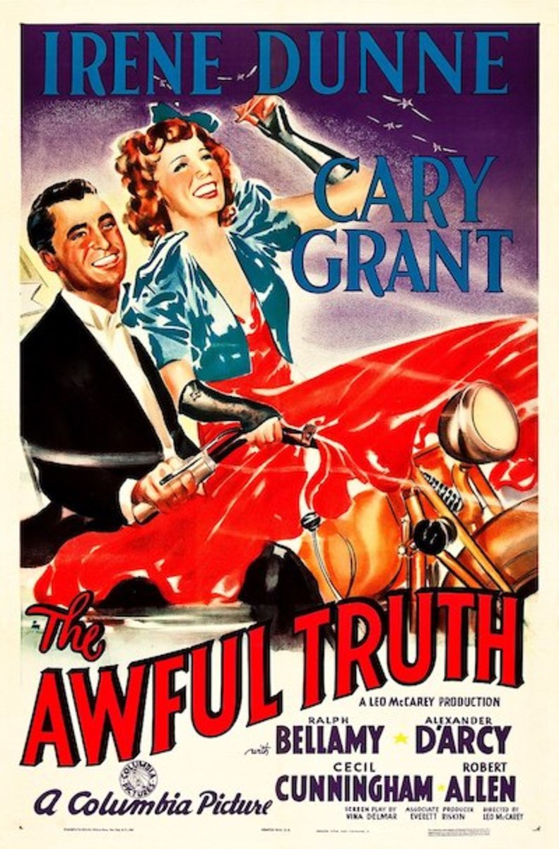 The Awful Truth, 1937 movie poster. Columbia Pictures.