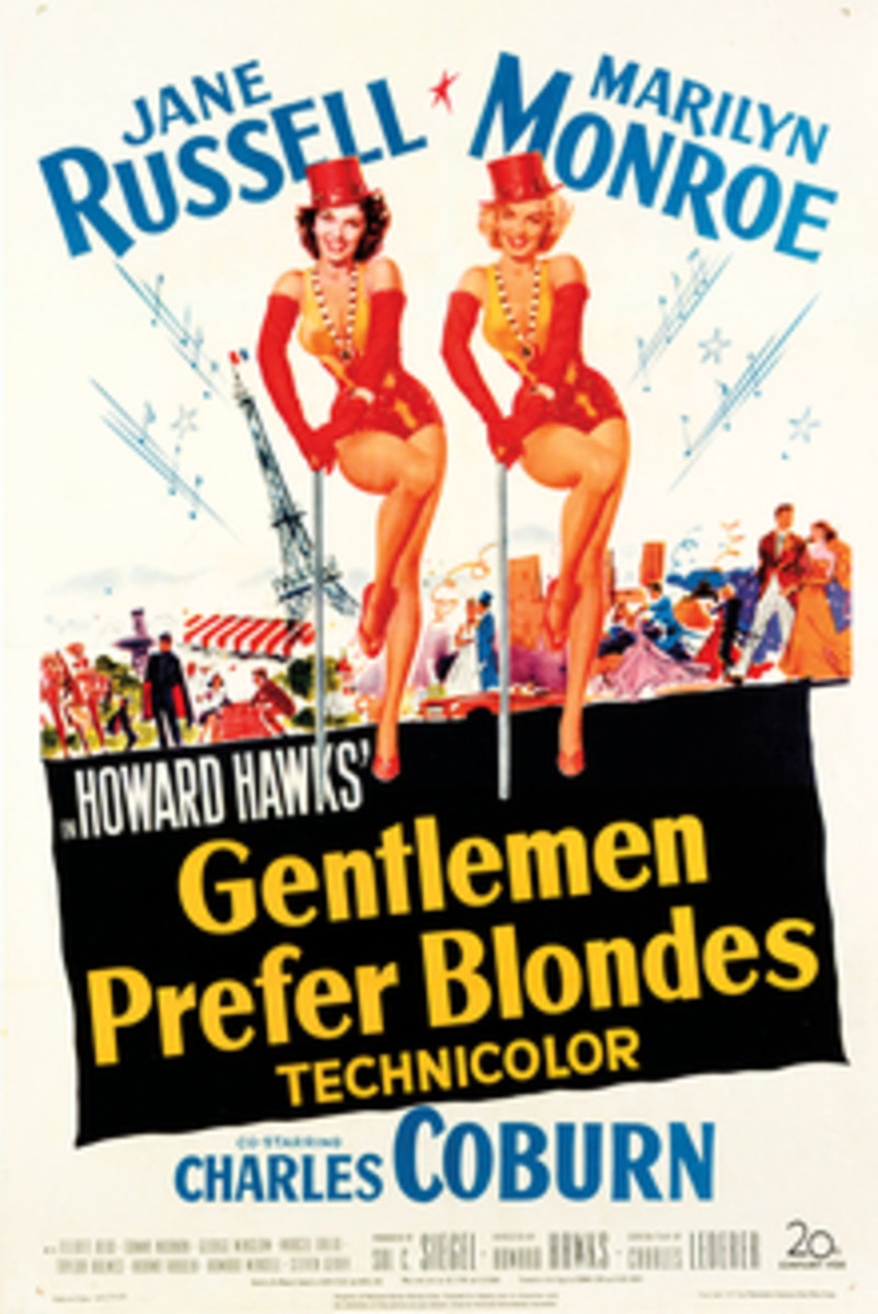 Gentlemen Prefer Blondes (1953), Film Poster