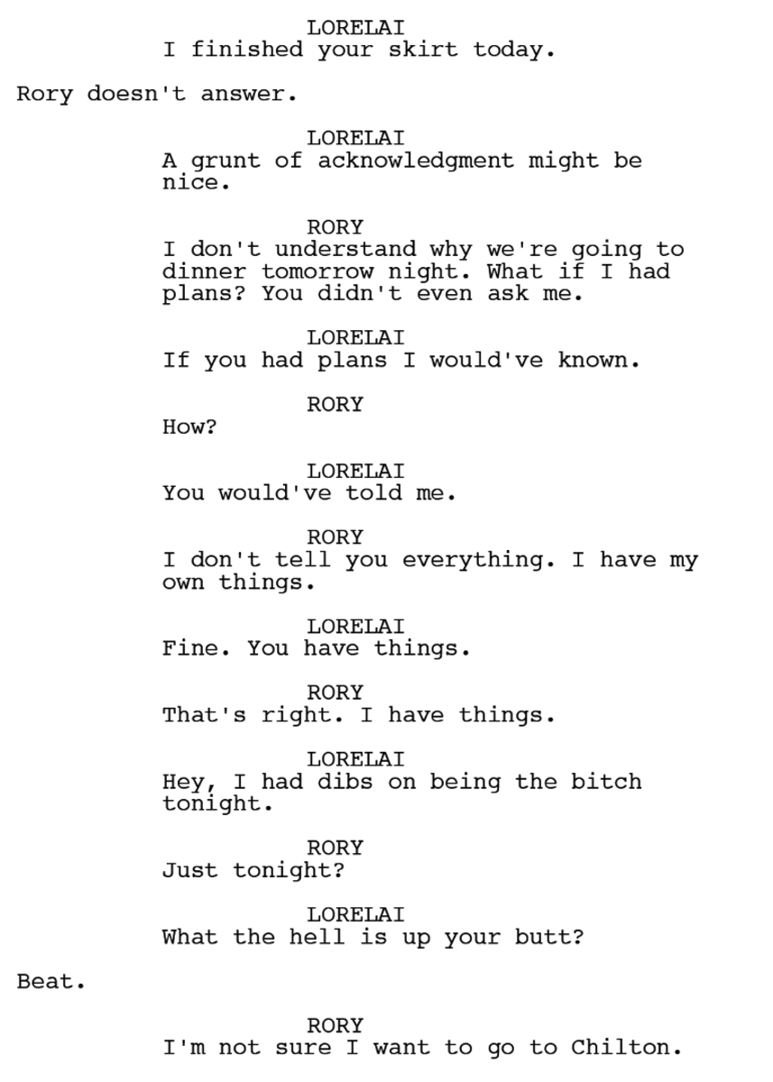 Gilmore-Girls-Script-Excerpt