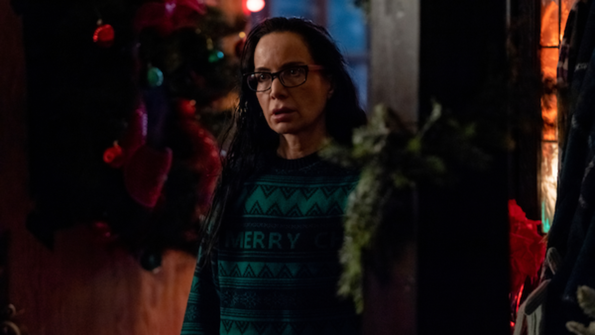 Janeane Garofalo as Gretchen Sullivan in the thriller The Apology, an RLJE Films, Shudder and AMC+ release. Photo courtesy of RLJE Films /Shudder/AMC+.