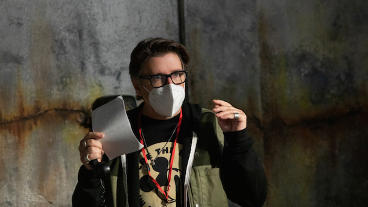 Scott Derrickson on the set of The Black Phone. Photo by Fred Norris/Universal Pictures.