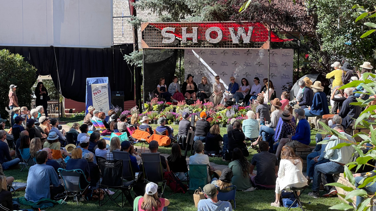 Audience attending Conversation at 2022 Telluride Film Festival