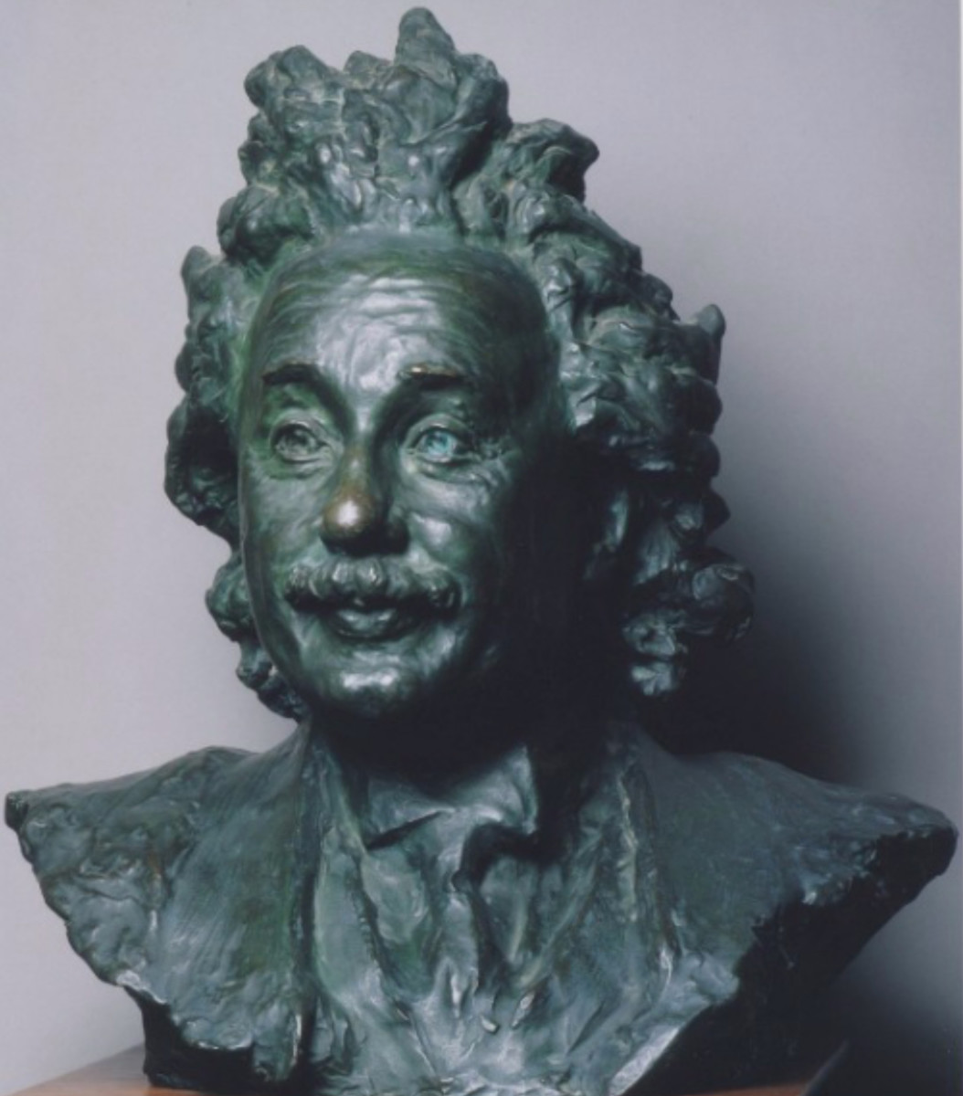 Einstein Sculpture from the True Story
