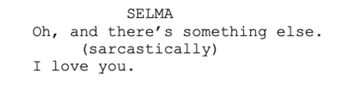 Perplexed About Parentheticals - Selma Example