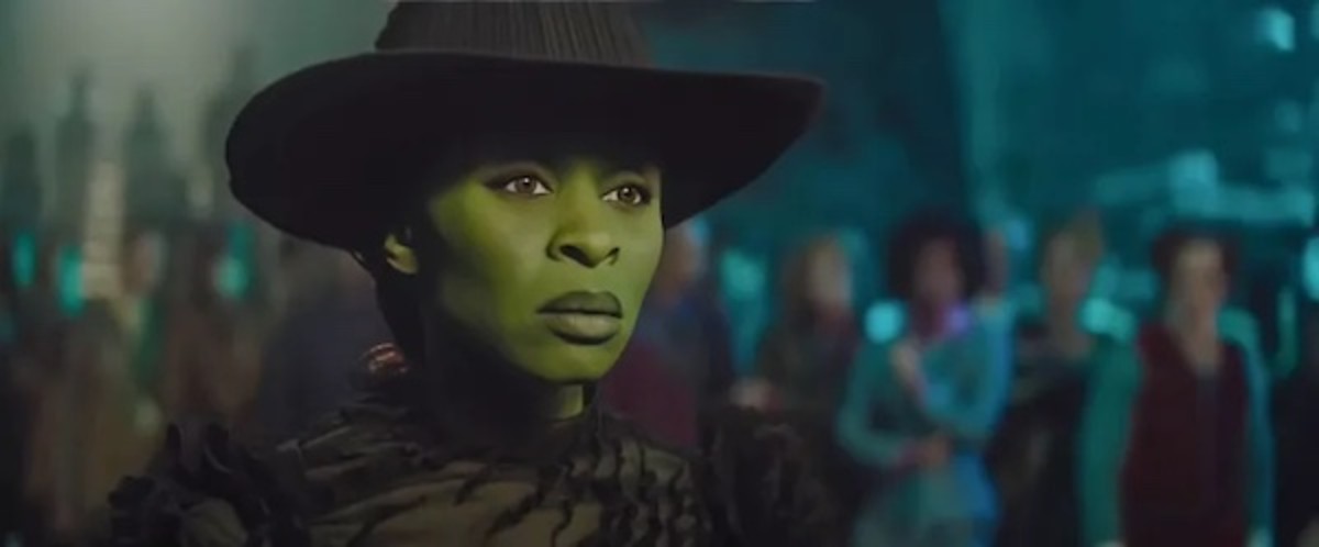 Cynthia Erivo as Elphaba in Wicked (2024).