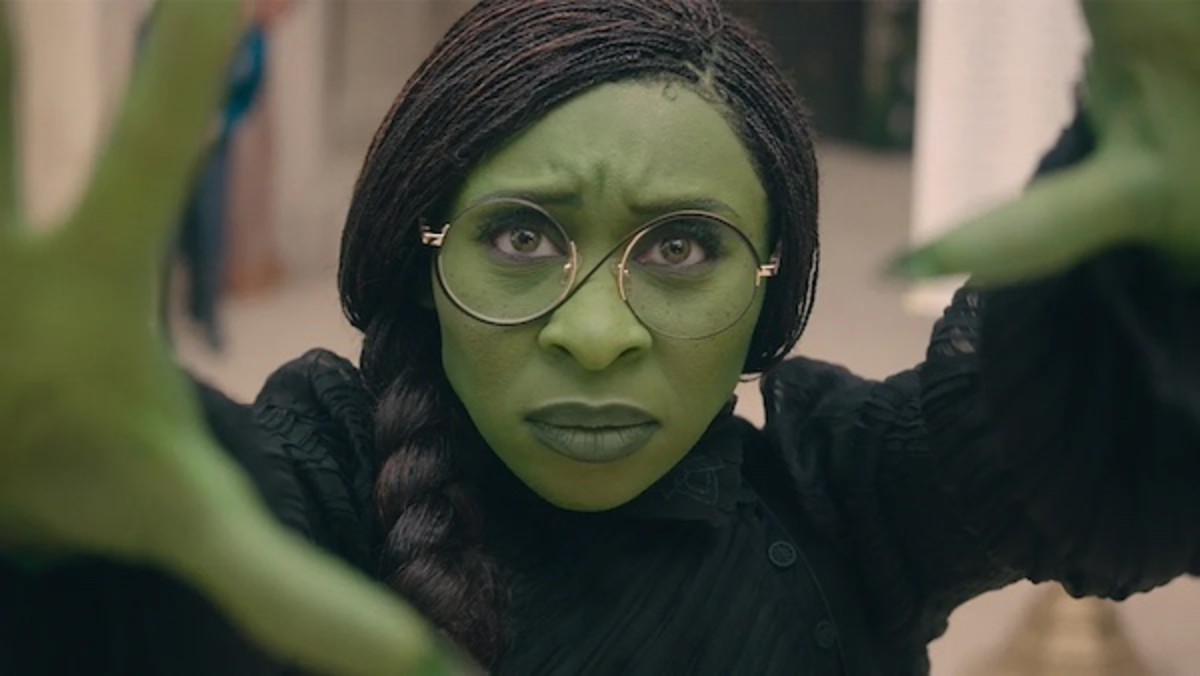 Cynthia Erivo as Elphaba in Wicked (2024).