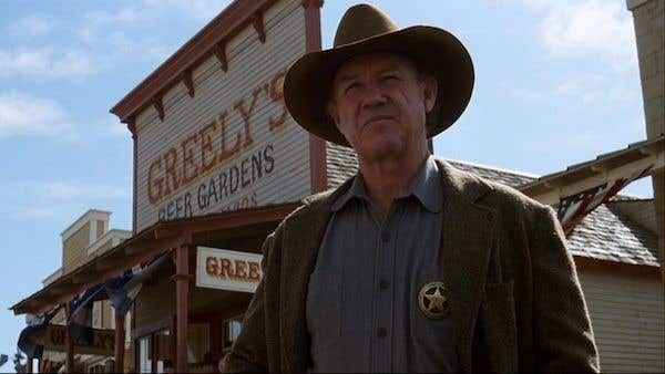 Gene Hackman as Little Bill Daggett in Unforgiven (1992)