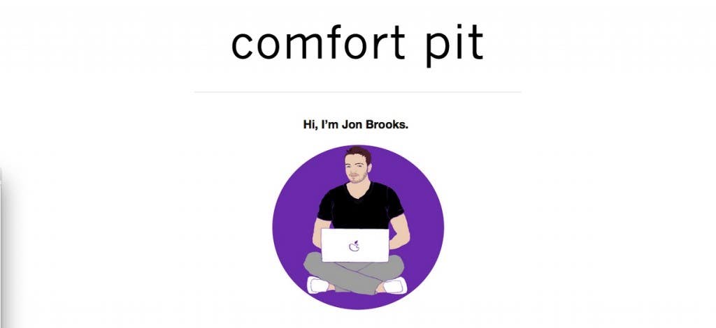 Screenwriting Website of the Week: Jon Brooks’ Comfort Pit