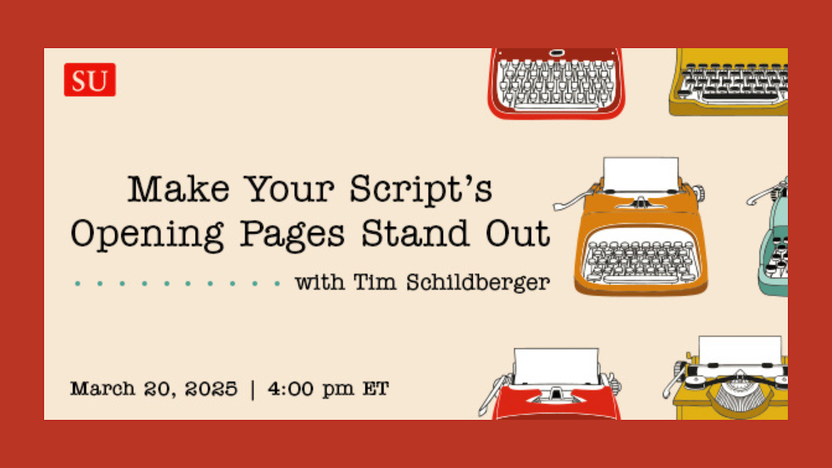 Make Your Script’s Opening Pages Stand Out